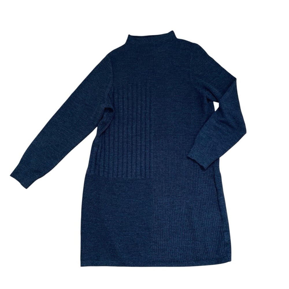 Reitman’s XXL Gray Sweater Dress with Ribbed Detail